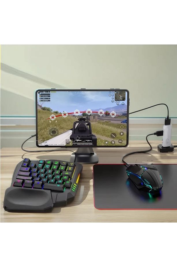 Oyuncu Mobil Klavye Ve Mouse Seti 5in 1 Pubg Call Of Duty - 3