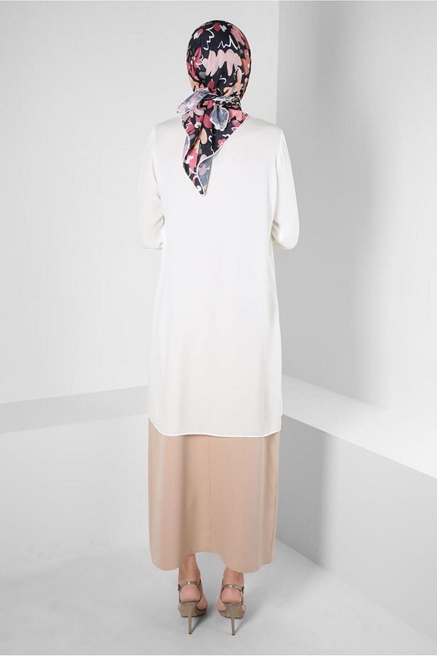KOLU TAŞ ŞERİTLİ TUNİK 43524 - 3