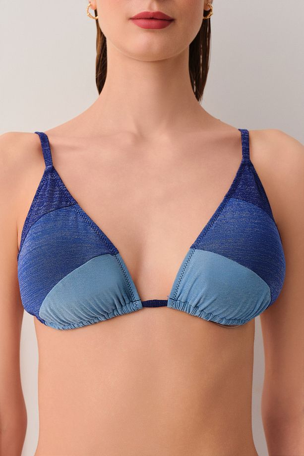 Patch Üçgen Bikini Üst - 3