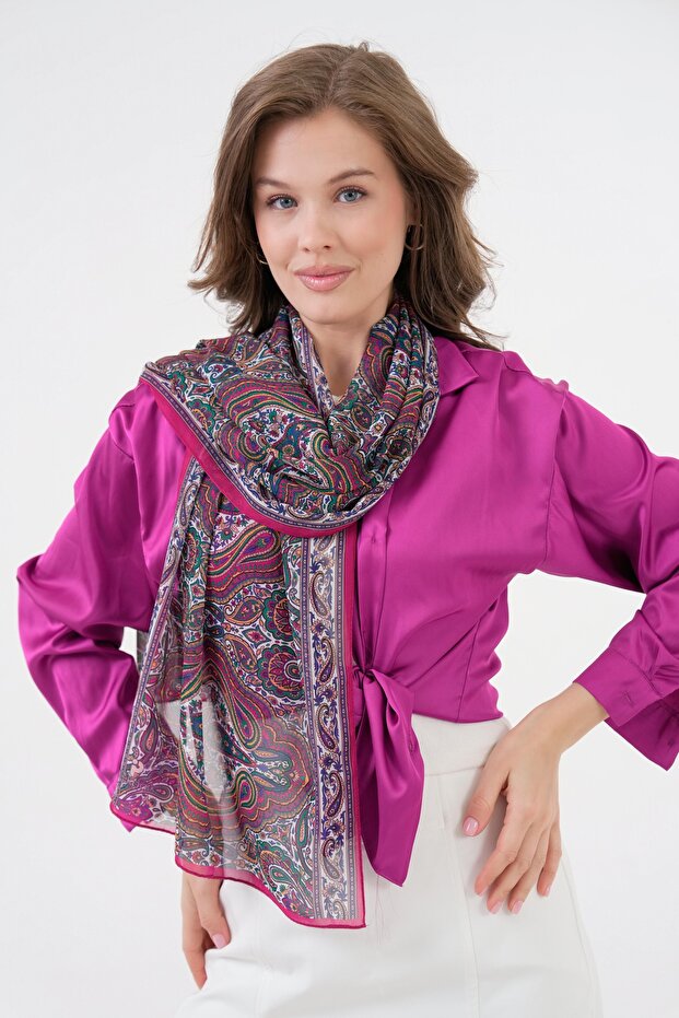 Scarf Ethnic Pattern-Kf002 - 5