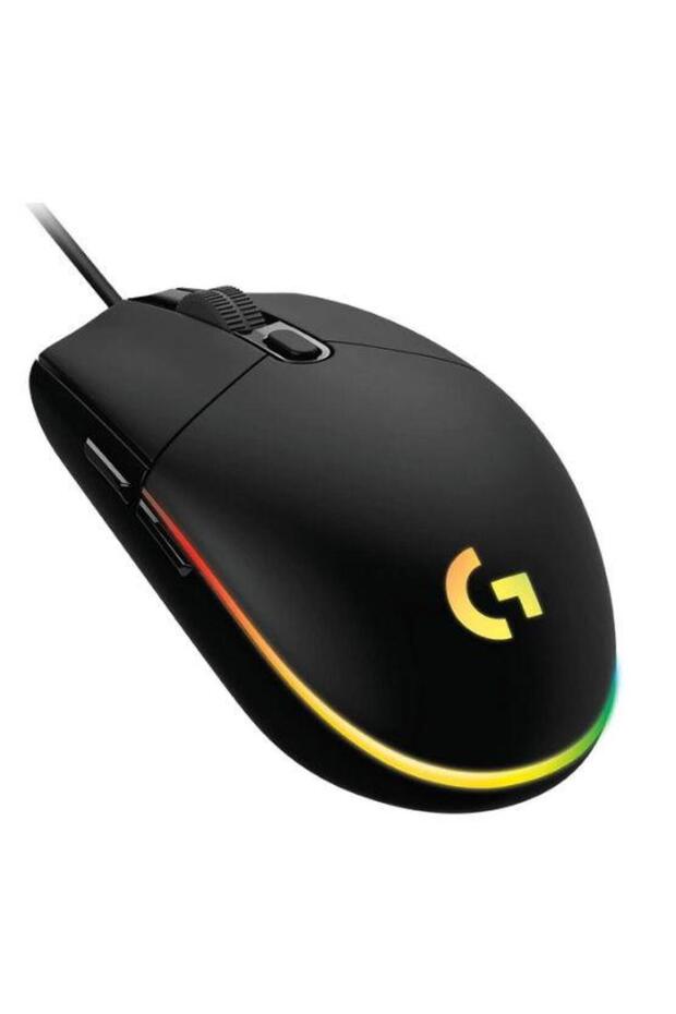 Mouse Gaming Logitech G203 LightSync, iluminat RGB, USB (Negru) - 2
