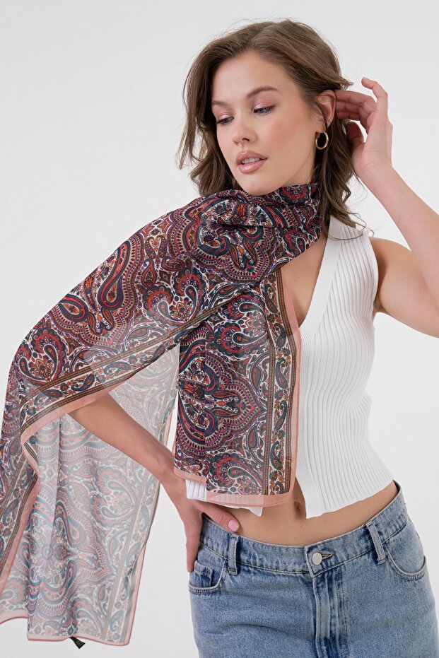 Scarf Ethnic Pattern-Kf002 - 1