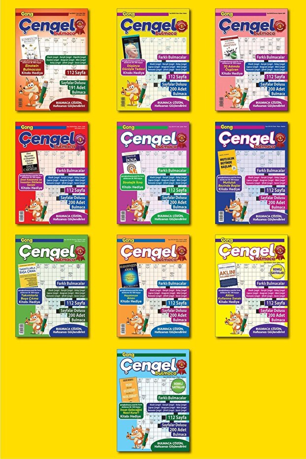 Çengel Bulmaca 10'lu Set-1 - 1