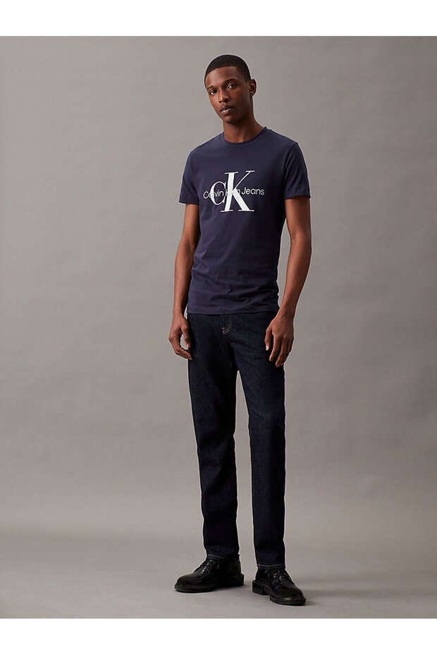 Erkek Gökyüzü Mavi Kısa Kollu Tişört - 4