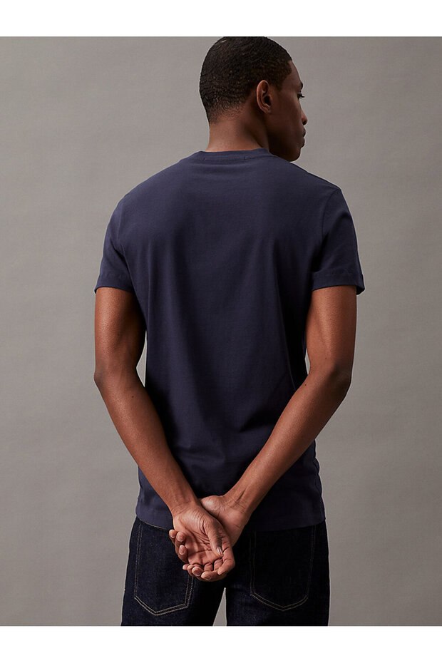 Erkek Gökyüzü Mavi Kısa Kollu Tişört - 2