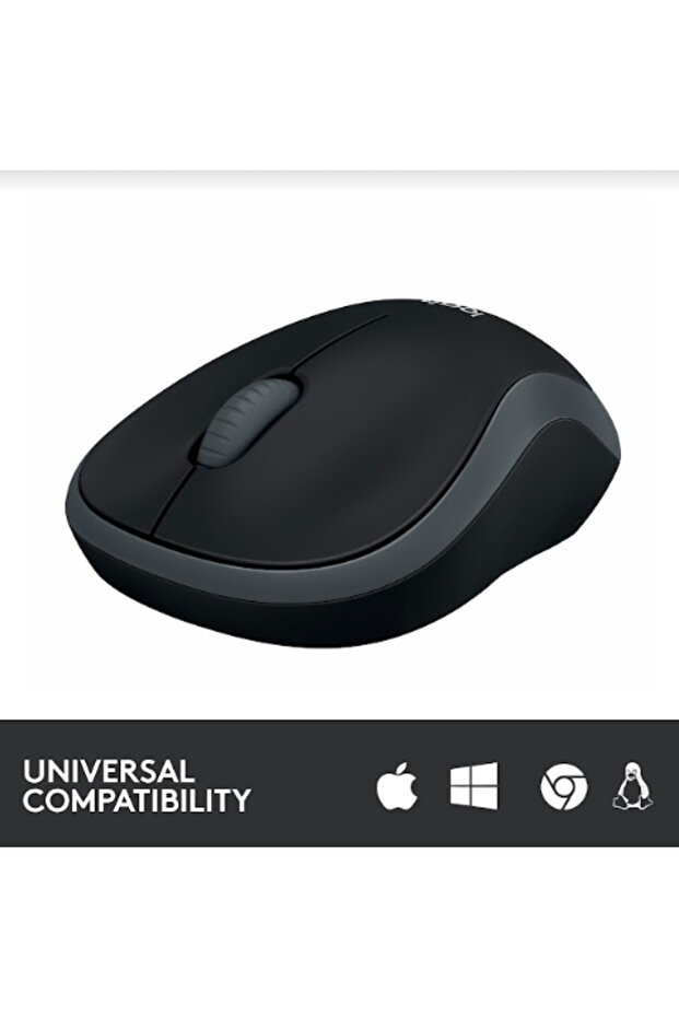 Mouse Optic Wireless Logitech M185, USB, 1000 DPI (Gri) - 12