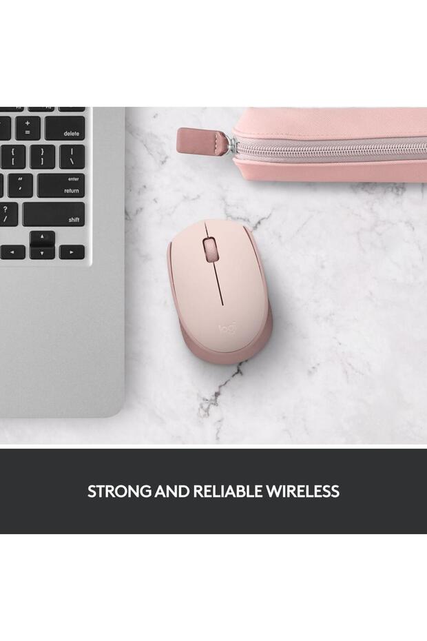Mouse wireless Logitech M171, USB, 1000 DPI (Roz) - 5