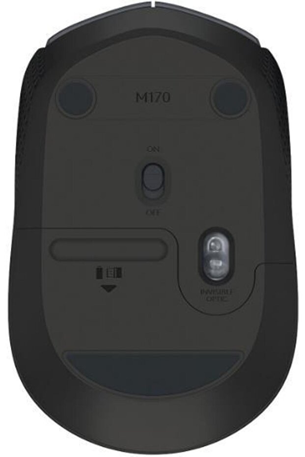 Mouse wireless Logitech M170 (Negru/Gri) - 5