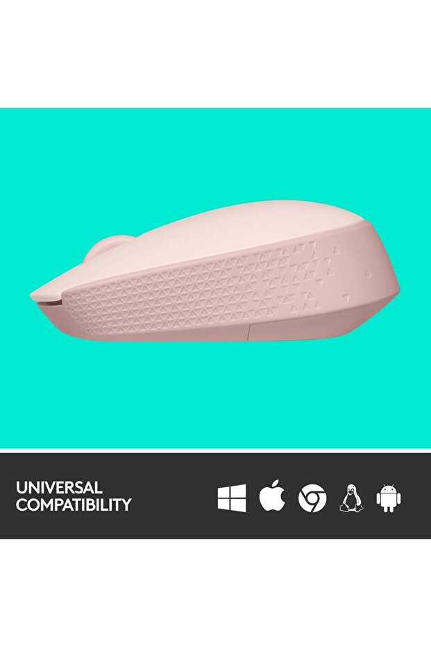 Mouse wireless Logitech M171, USB, 1000 DPI (Roz) - 7