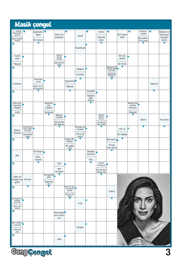 Çengel Bulmaca 018 - 3