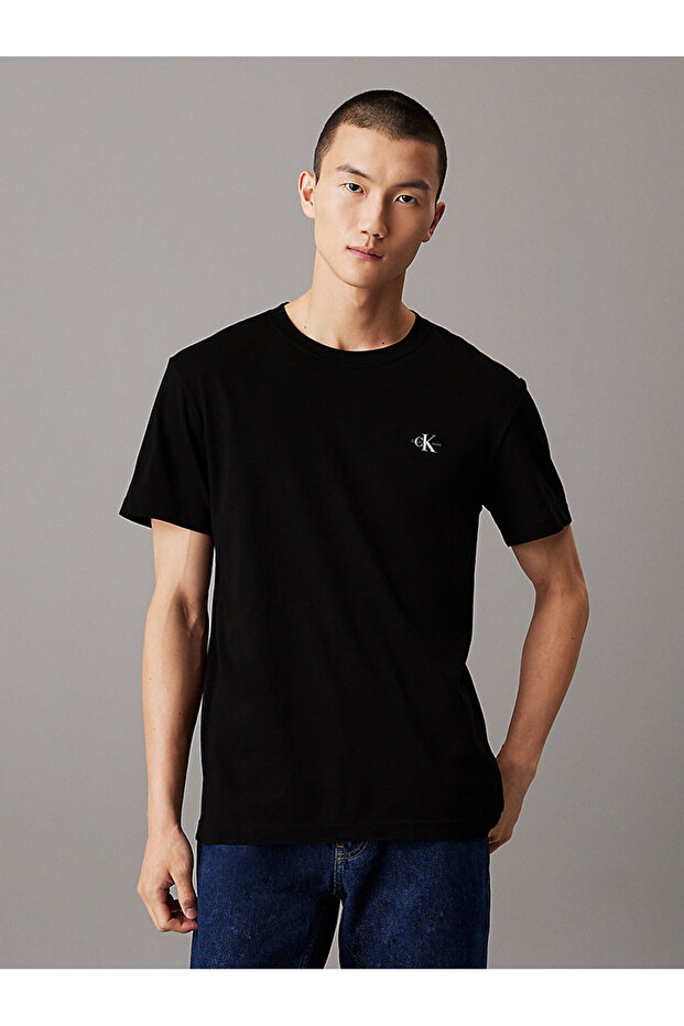 Erkek 2'Li Monologo T-Shirt - 2