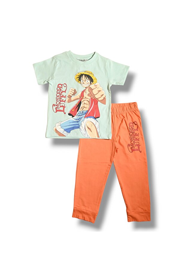 ONE PIECE - BOYS SHORT SLEEVE PAJAMA SET