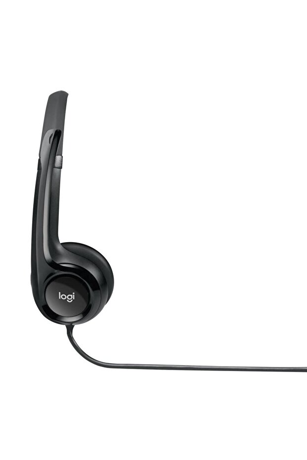 Logitech H390 Stereo Headset, USB, Microphone (Black) - 7