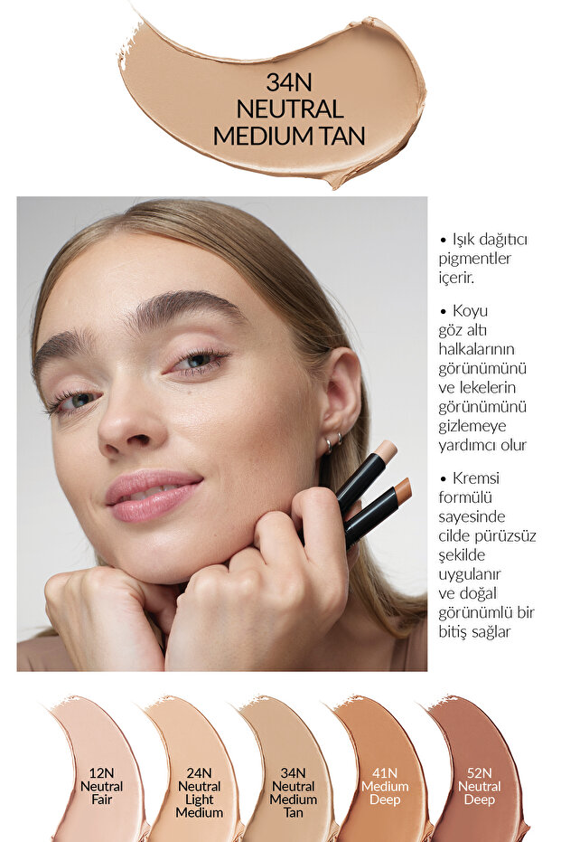 Concealer Stick Kapatıcı Medium - 34n - 2