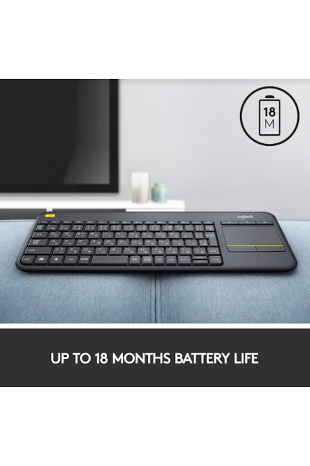 Tastatura Logitech Wireless Touch K400 Plus (Negru) - 11