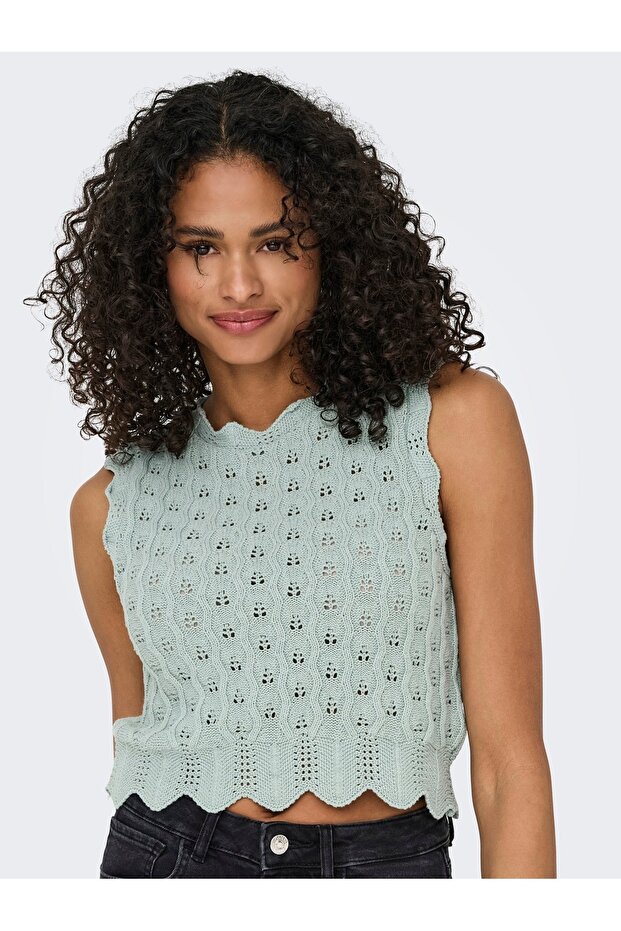 Örme Kolsuz Bluz 15291602 - 2