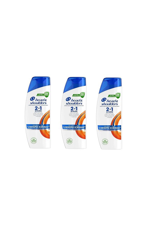 Head & Shoulders 330 ml Şampuan 2-1 Erkeklere Özel X 3 Adet - 1