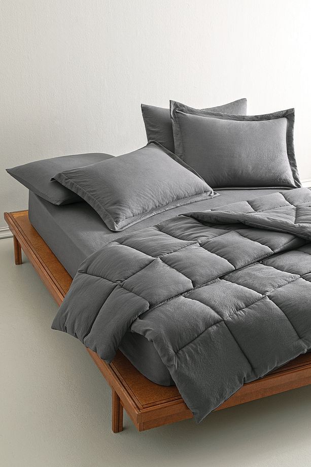 Mabel Tek Kişilik Comfort Uyku Seti - Antrasit - 2