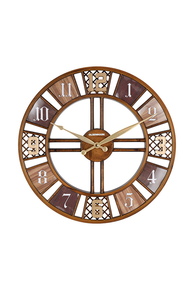 Round Wall Clock OMWC1924 WallMounted, Battery Operated and Durable and 2 YEAR WARRANTY