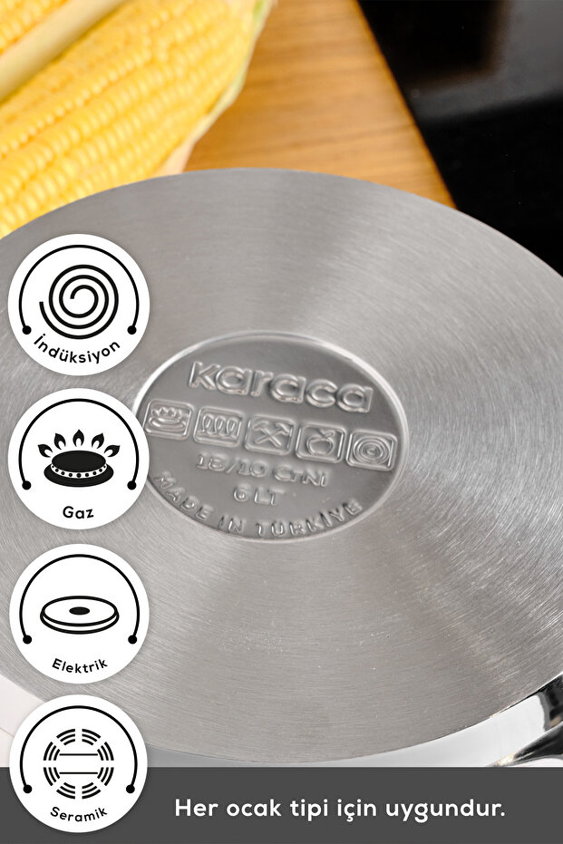 Perfect Pink Indüksiyon Tabanlı Düdüklü Tencere Seti 4 6 Lt - 4