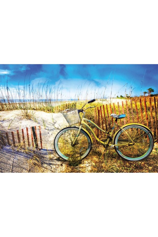 Puzzle Bike in the Dunes 1000 Piece Puzzle