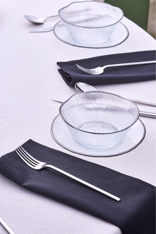 Marlon 6 Parça Cam Tatlı / Pasta Seti - 5