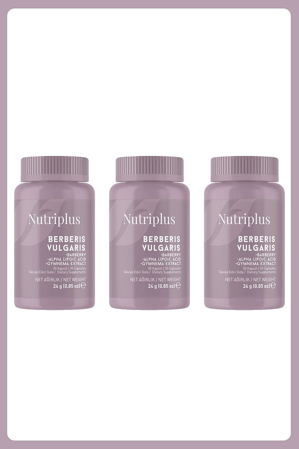 Nutriplus Berberis Vulgaris (KARAMUK) Ekstresi 30 Kapsül - 3 Adet - 1