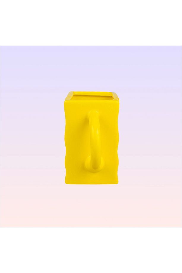 Sünger Bob Kare Pantolon Baskılı Seramik Kare Kupa - 3