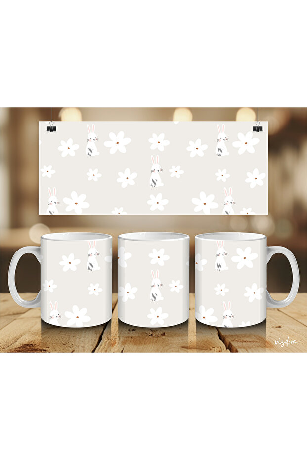 Rabbit Printed Mug - 1