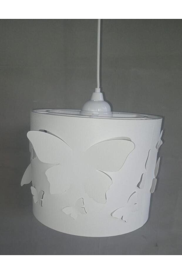 Butterfly Tekli Avize Beyaz - 1
