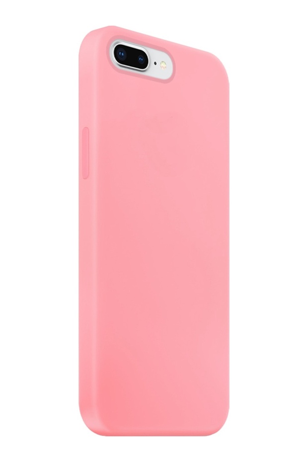Case for iPhone 8 Plus, iPhone 7 Plus Case, Pink Soft Silicone, Shockproof - 2