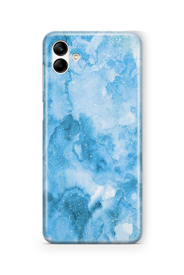 حافظة شفافة مطبوعة بتصميم Blue Blur متوافقة مع هاتف Samsung Galaxy A04 - 1