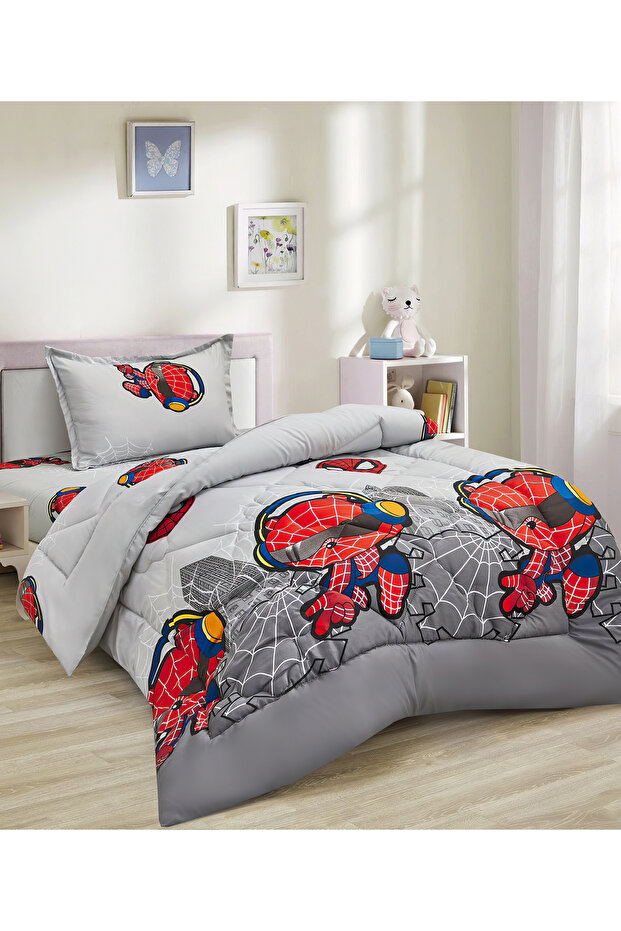 3 Piece Single Crib Bedding Set, Lightweight Comforter, Suitable for All Seasons G5