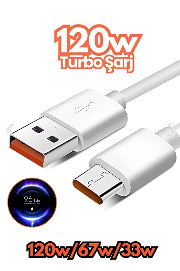 iPhone 15 / 15 Pro Max / 16 / 16 Pro Max uyumlu USB TypeC Hızlı Şarj Kablosu - 6