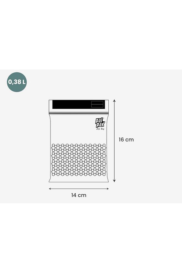Zip Bag Çok Amaçlı Kilitli Poşet 14X16 Cm 20 Adet - 3