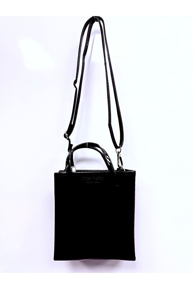 Women's Patent Leather Small Arm and Shoulder Bag
