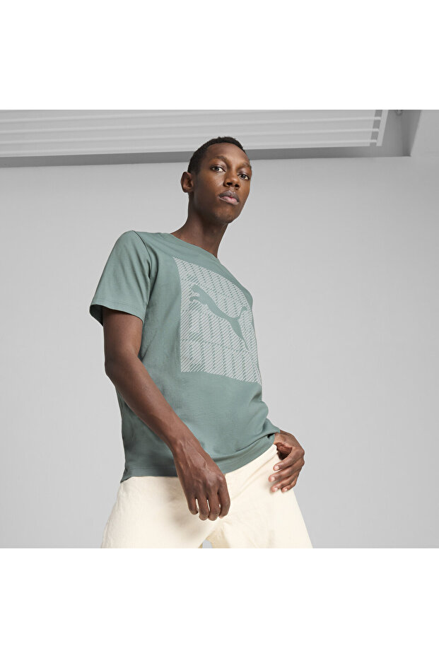 Graphics Wording Tee Men - 4