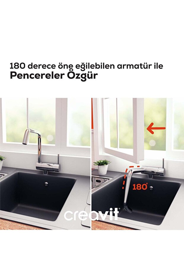 تجهيزات المطبخ (واجهة النافذة) كروم - 3