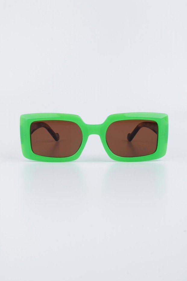 Women's Green Uv 400 Protection Sunglasses 23Sm10525R05