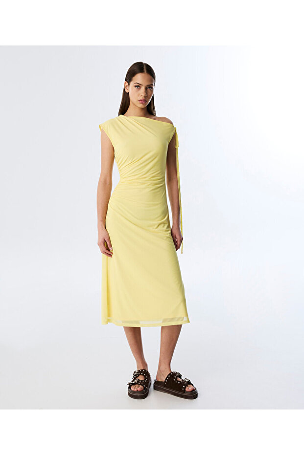 DRAPELİ ELBİSE - 2