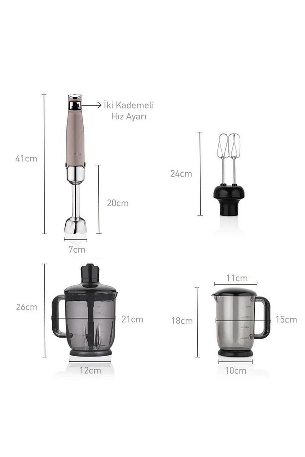 Performix Mega Blender Set Bej - 3