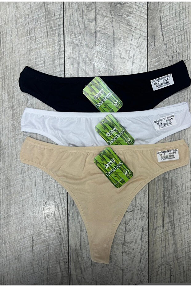 Özten bambu 6 lı tanga - 1