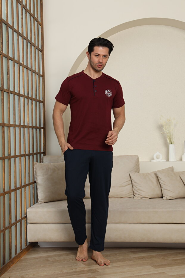 Men's Combed Cotton Pajama Set