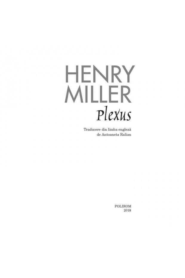 Plexus - Henry Miller - 3