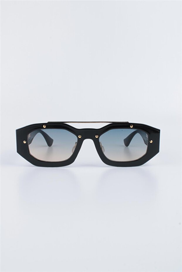 Women's Black Gradient Uv 400 Protection Sunglasses 23Mpglh012R2