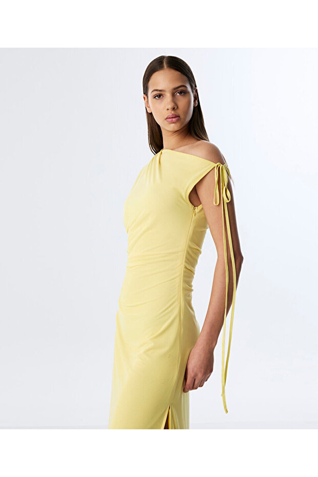 DRAPELİ ELBİSE - 6