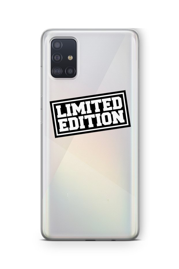 حافظة شفافة مطبوعة بتصميم محدود متوافق مع هاتف Samsung Galaxy A71