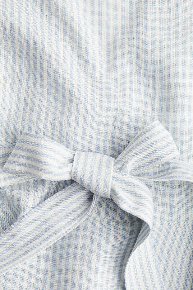 Keten Karışımlı Bluz - 6