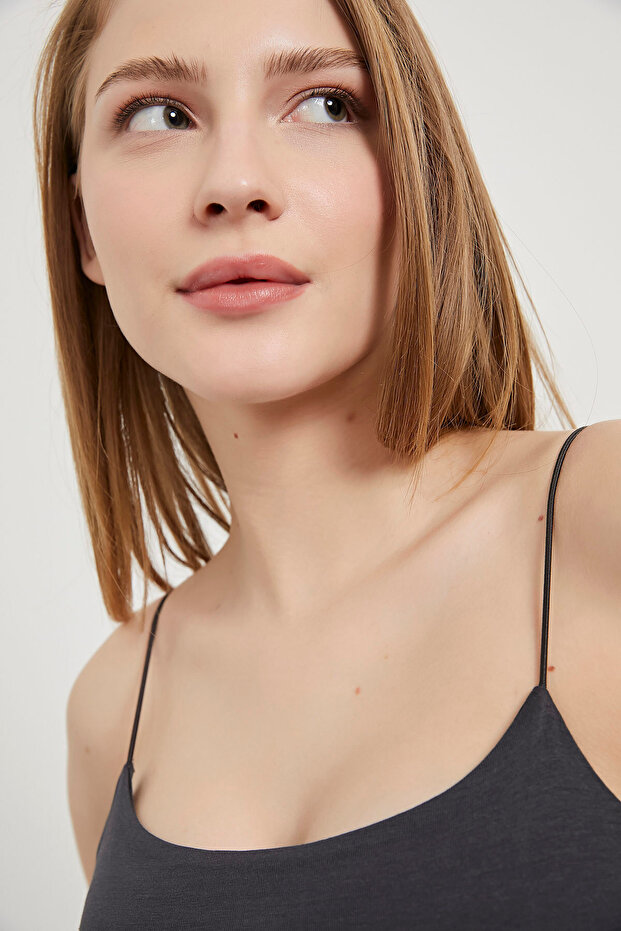 İp Askılı Crop Atlet - 3