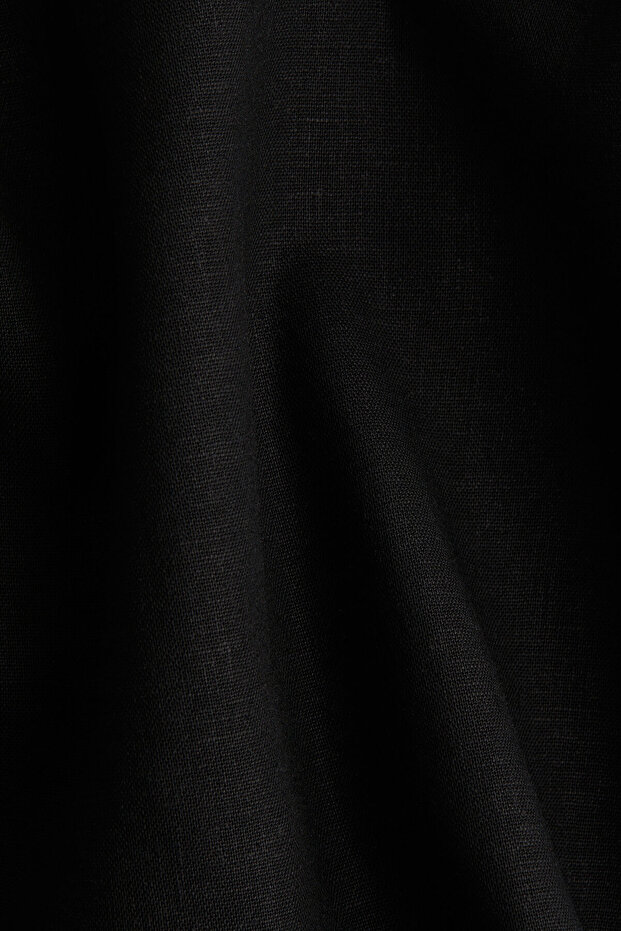 Keten Karışımlı Mini Şort Etek - 6